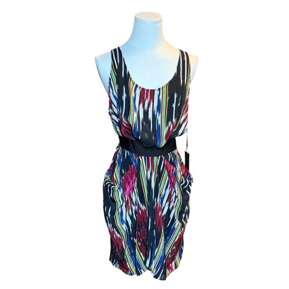 Thakoon Draped Silk Bubble Dress Sz 10 NWT $750 formal cocktail pockets designer